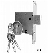 Картинка Замок врезной цилиндровый ОМЕГА ЗВ1